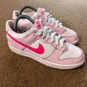Nike Dunk Low Pink Fuchsia Womens Sneakers CW1590-600 size 6.5 Y A- shoes fit